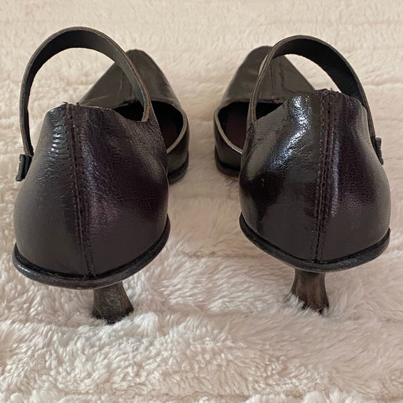 Cydwoq Vintage. “Sidewalk”, small heel leather poi - Picture 5 of 8